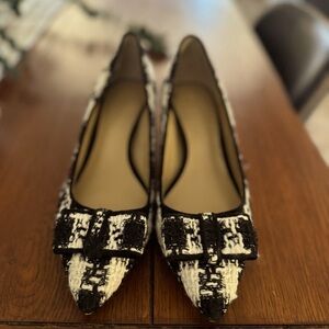 Elegant Black and White Women's Shoes 2” heels.